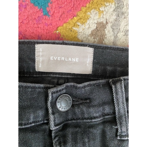 Everlane Washed Black High Rise Skinny Jeans - 29 - Picture 3 of 3